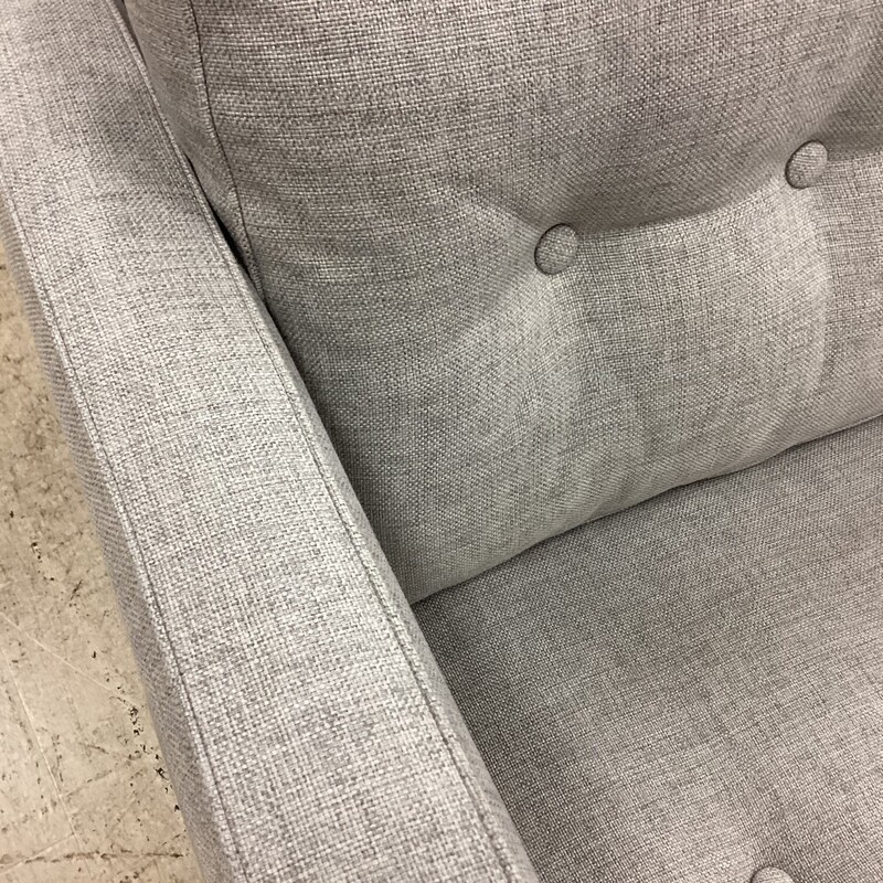 West Elm 3 Seat Sofa, Lt Gray, Peggy<br />
78in wide