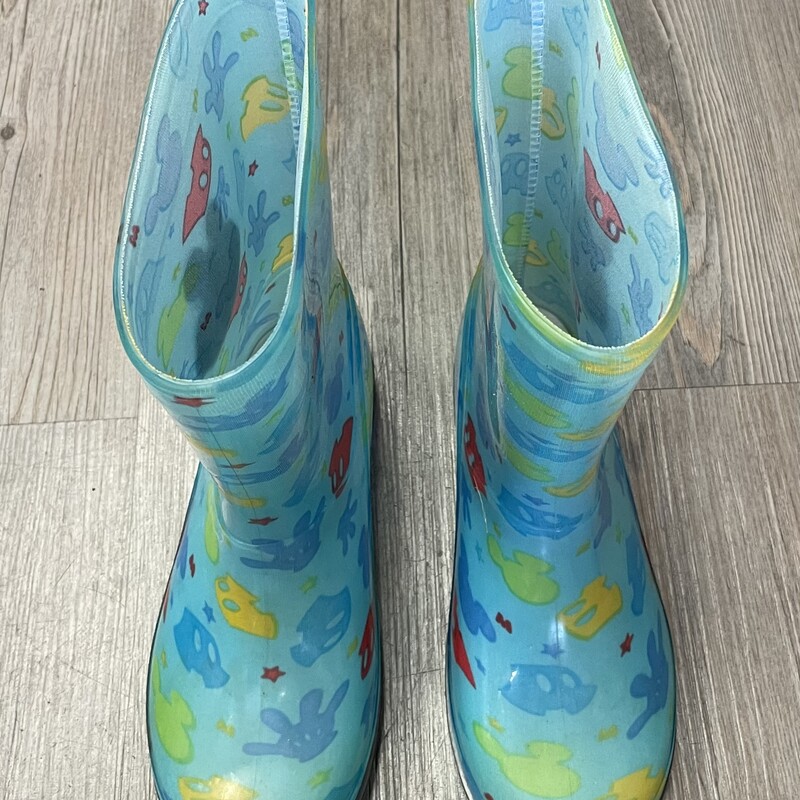 Mickey Rain Boots, Multi, Size: 1Y