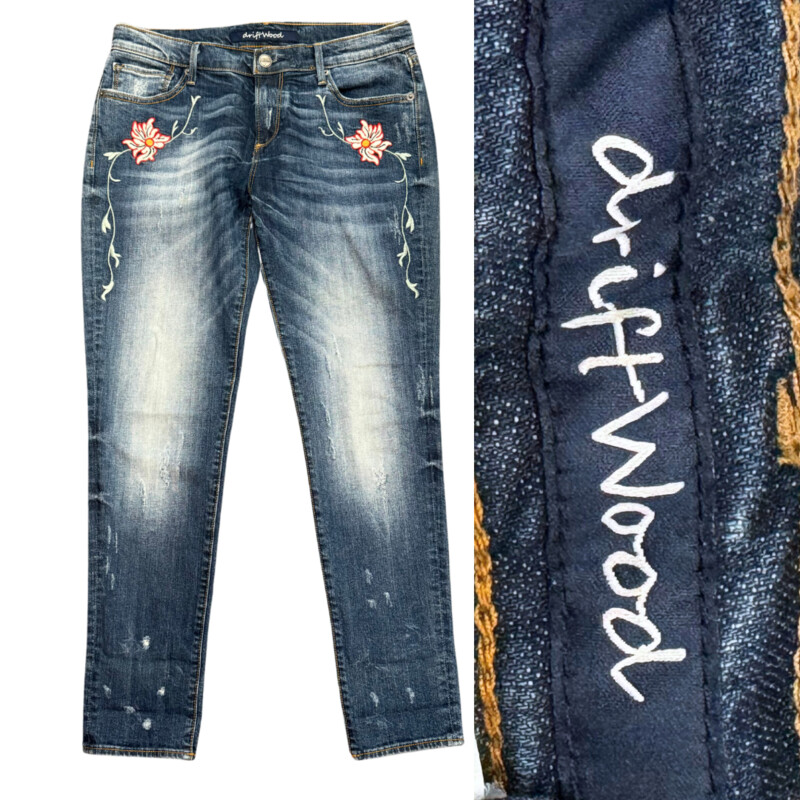 Driftwood Floral Jeans
