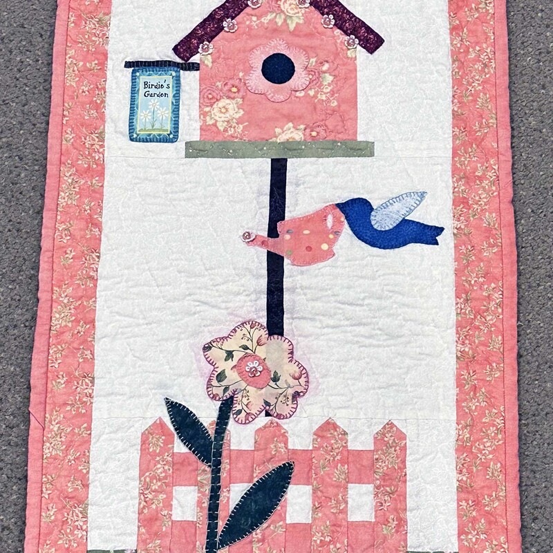 Quilted Spring Runner 24x