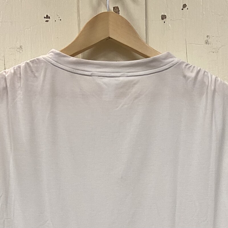 White Gther Sleeve Tee<br />
White<br />
Size: XS