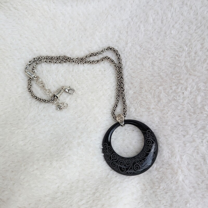 Brighton Lava Lounge Necklace
Silver Black Size: 20L