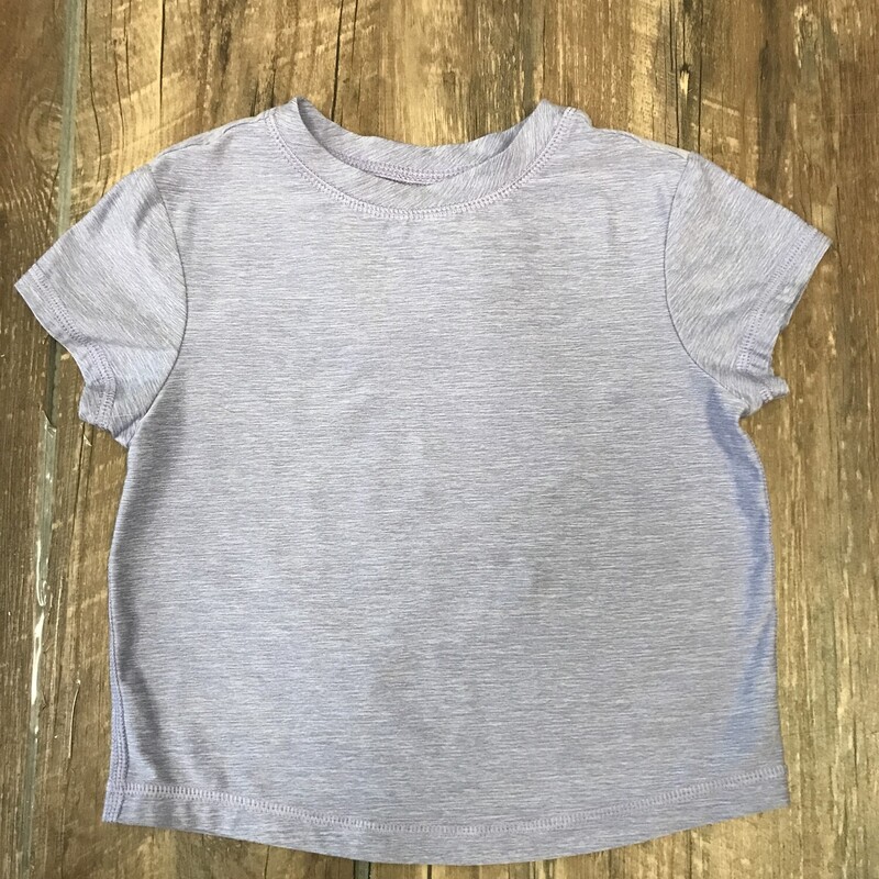 Hanna A Moisture Wick Tee, Lavender, Size: 2 Toddler