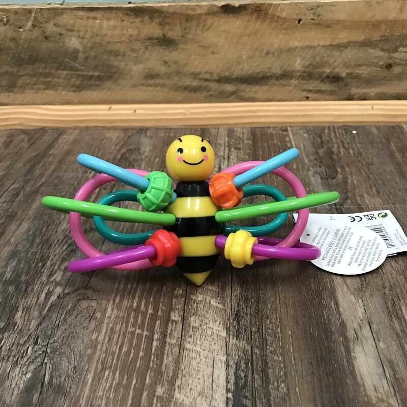 Manhattan Bee Rattle, Multi, Size: Toy/Game
