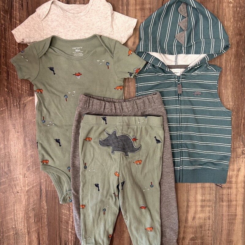 Carters 5pc Hoodie/Outfit