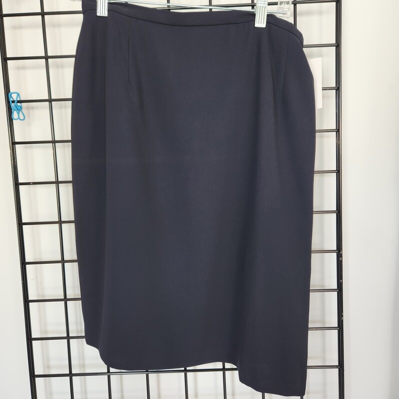 Nygard Skirt, Navy, Size: 14