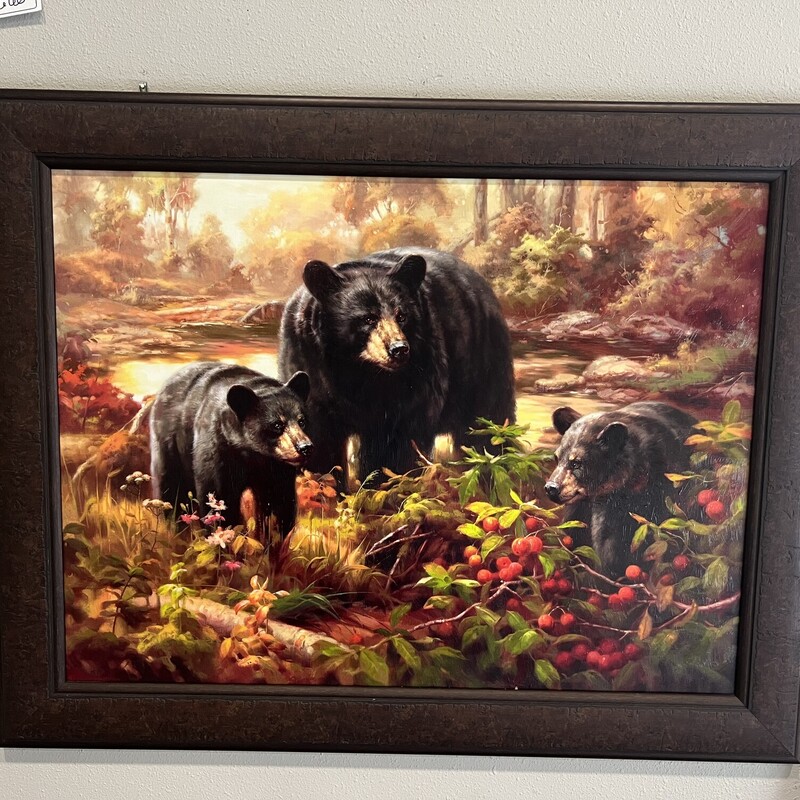 Framed Pic 3 Bears