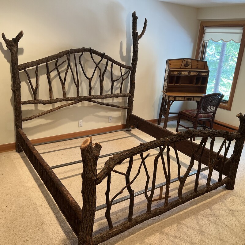 Adirondack Rustic Bed