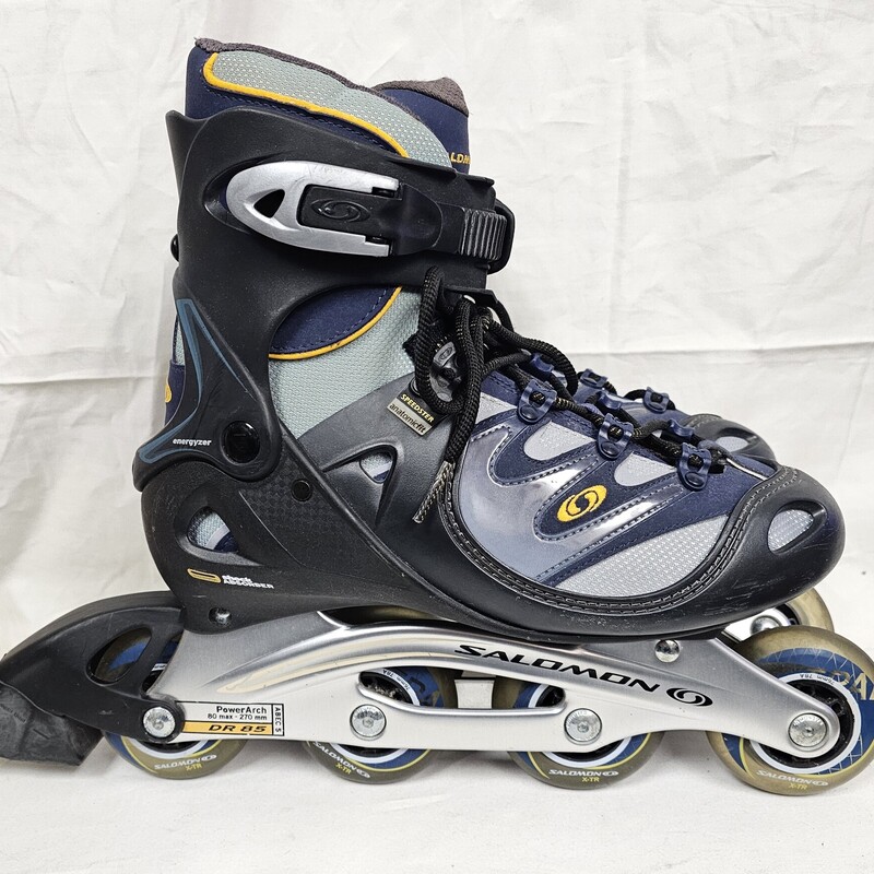 Pre-owned Salomon Energyzer Mens inline skates, Size: 8.5