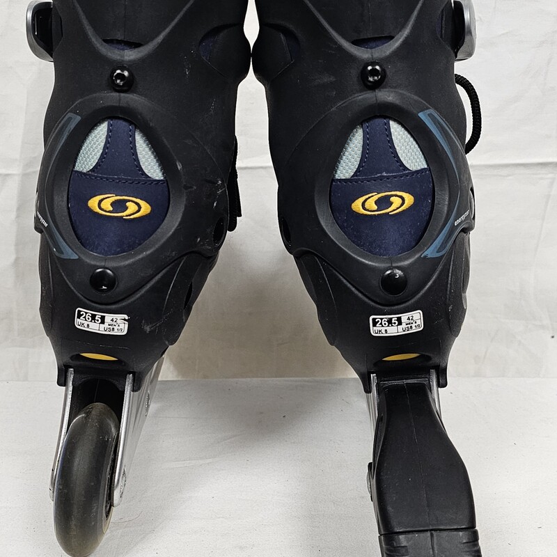 Pre-owned Salomon Energyzer Mens inline skates, Size: 8.5