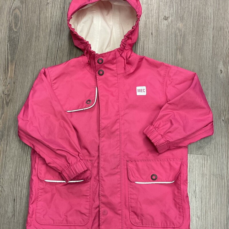 MEC Rain Jacket, Pink, Size: 3Y