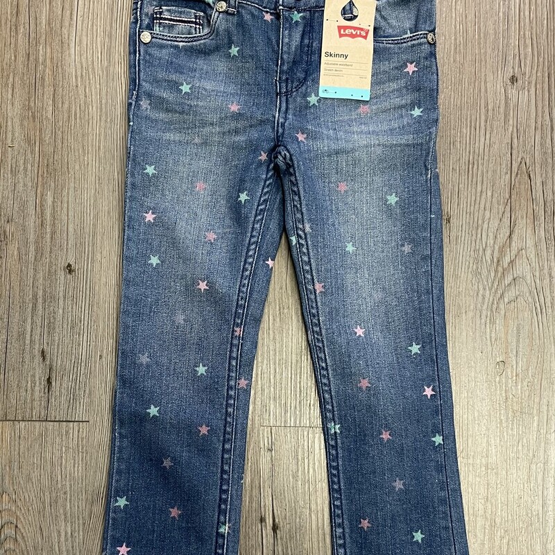Levis Skinny Jeans, Blue, Size: 4Y
NEW!