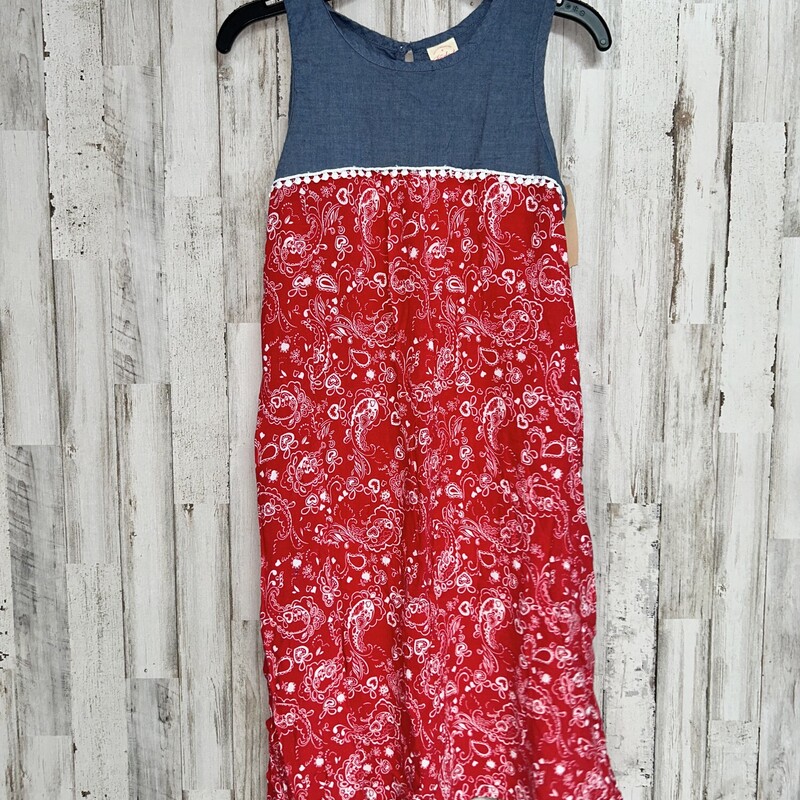 14/16 Red Paisley Tank Dr