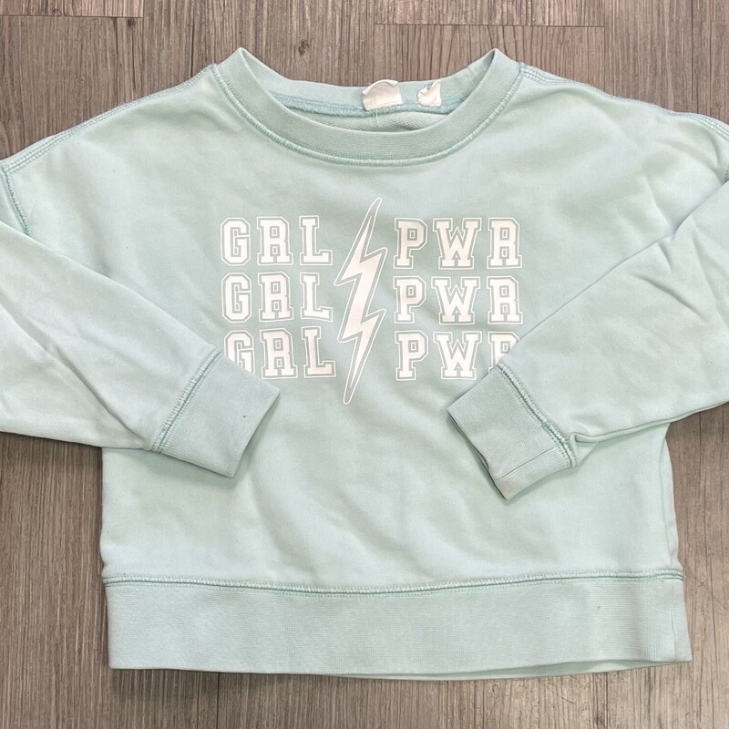 Gap Sweatshirt, Mint, Size: 4-5Y