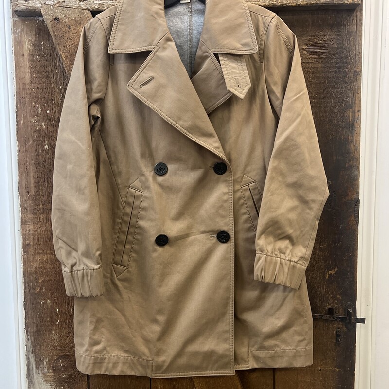 J Crew Trench 4, Tan, Size: Adult S
size 4