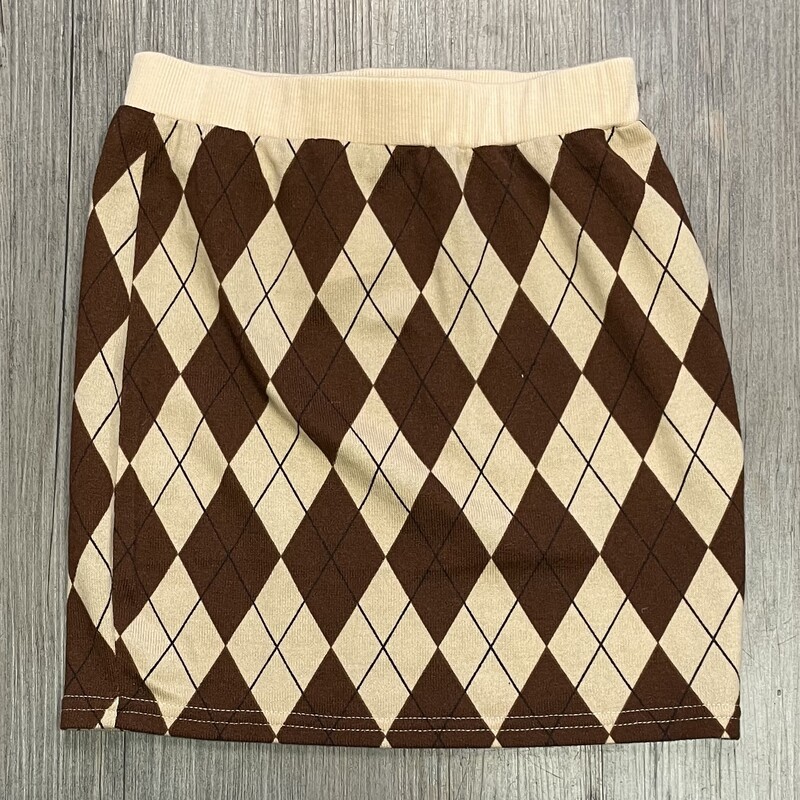 Shein Skirt, Brown, Size: 10Y