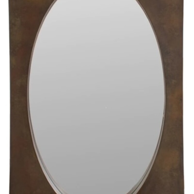 MCM Style Curved Oval Metal Mirror
Bronze Size: 29.5 x 48H