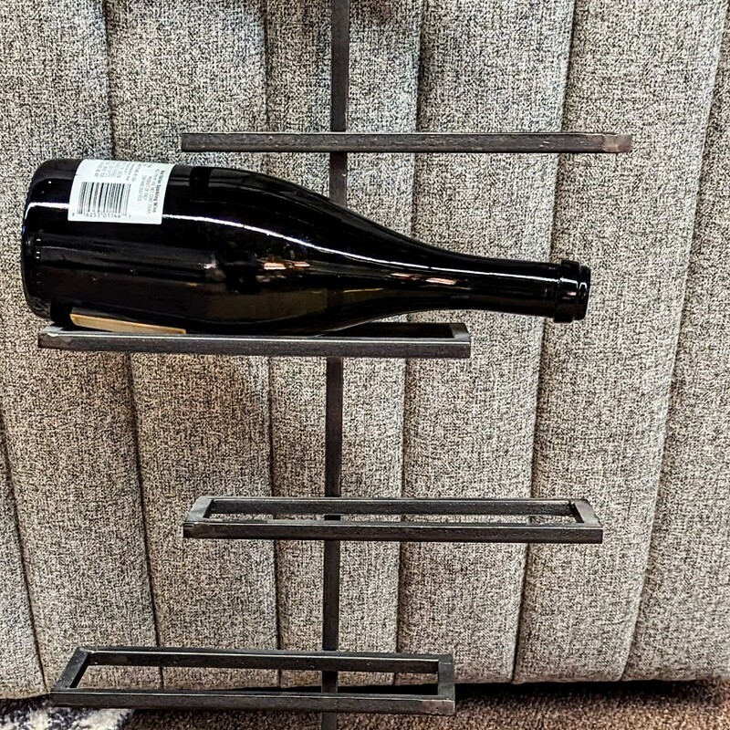 Modern Iron Wine Rack