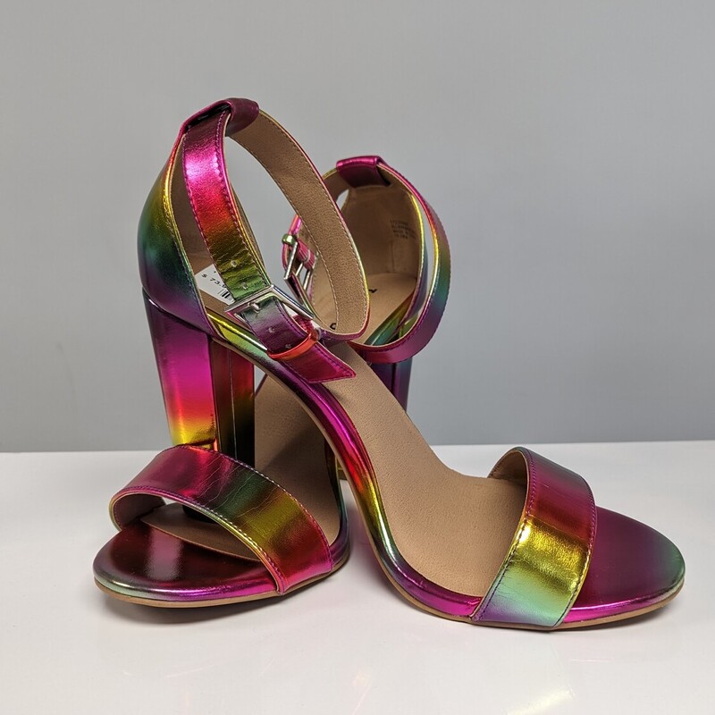 Torrid Heels NWT, Rainbow, Size: 10.5WW