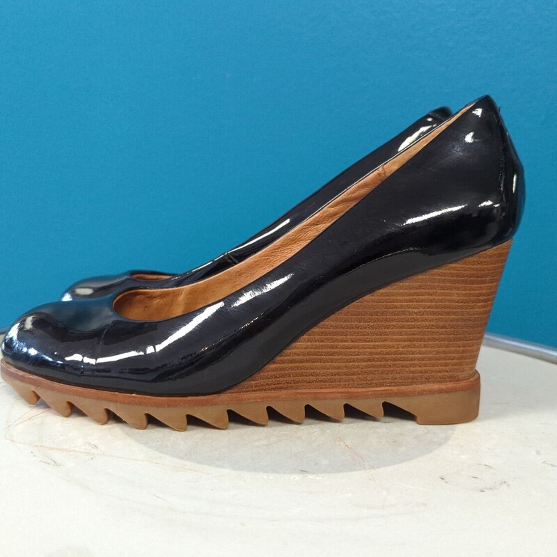 Genkek  Wedge, Black, Size: 9W