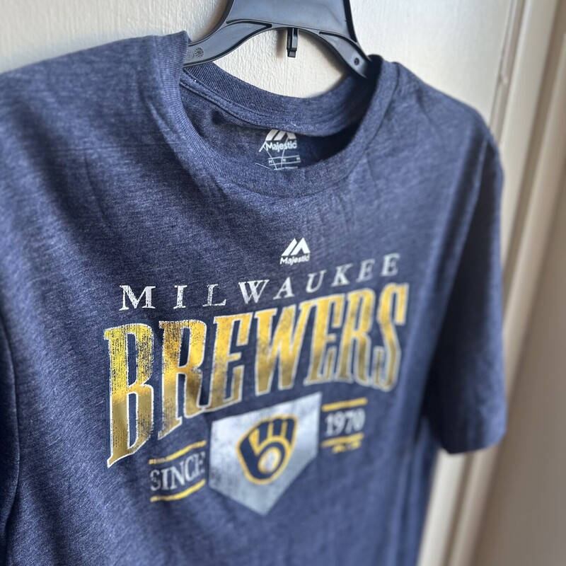 Nwt Brewers T, Blue, Size: Med<br />
New With Tags<br />
All Sales Final<br />
Free in store pickup within 7 days of purchase<br />
shipping available