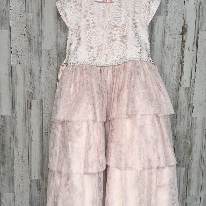 8 Pink Lace Top Pearl Dre