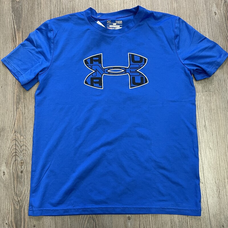 Under Armour Active Tee, Blue, Size: 14Y
