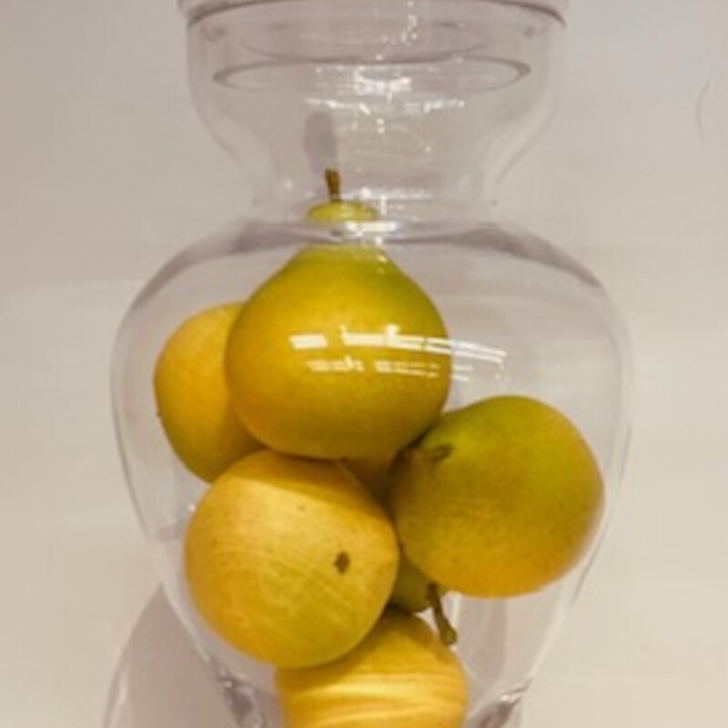 Apothecary Jar & Pears
Yellow
Size: 22 High