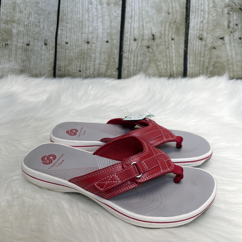 Cloudsteppers Breezesea, Red, Size: 5