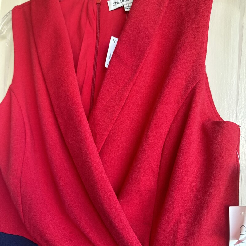 New With Original Tags:  Chloe & Karina Dress, Red/Blue, Size: 6<br />
All sales are final.<br />
Pick up from store within 7 days of purchase or have id shipped.