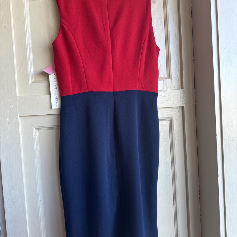 New With Original Tags:  Chloe & Karina Dress, Red/Blue, Size: 6<br />
All sales are final.<br />
Pick up from store within 7 days of purchase or have id shipped.