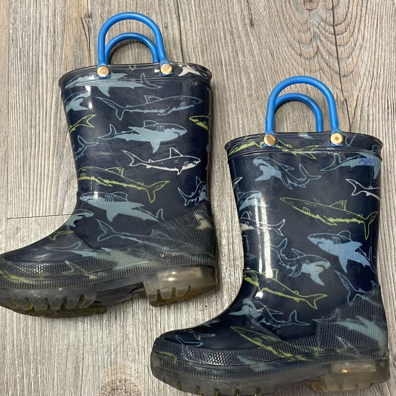 Lights Up Rain Boots, Multi, Size: 6T