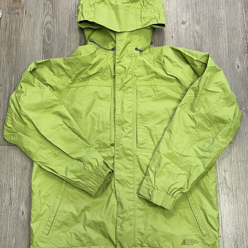 MEC Rain Jacket, Lime, Size: 12Y