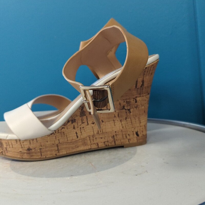 Call It Spring Wedge, Beige, Size: 7.5