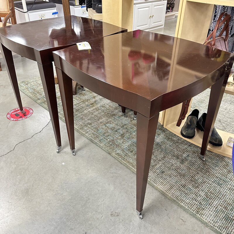 Tw Baker Side Tables, sold together as a PAIR.