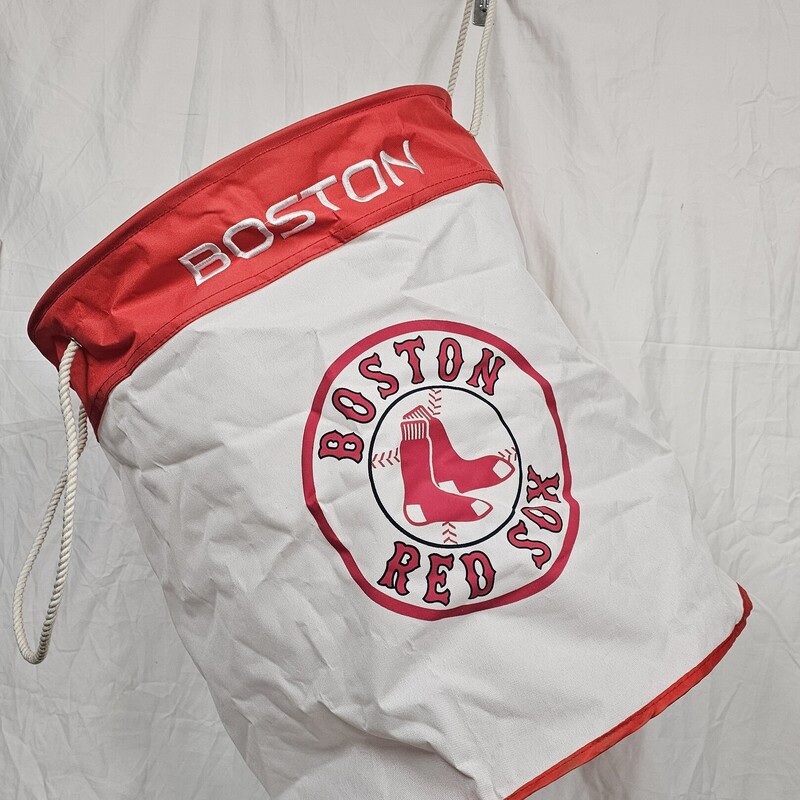 Boston Red Sox Laundry Hamper, Round, Size: 18