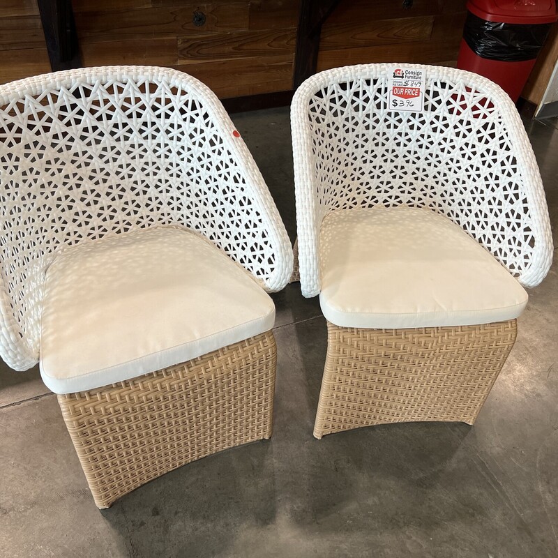 Pair Hofer Patio Chairs