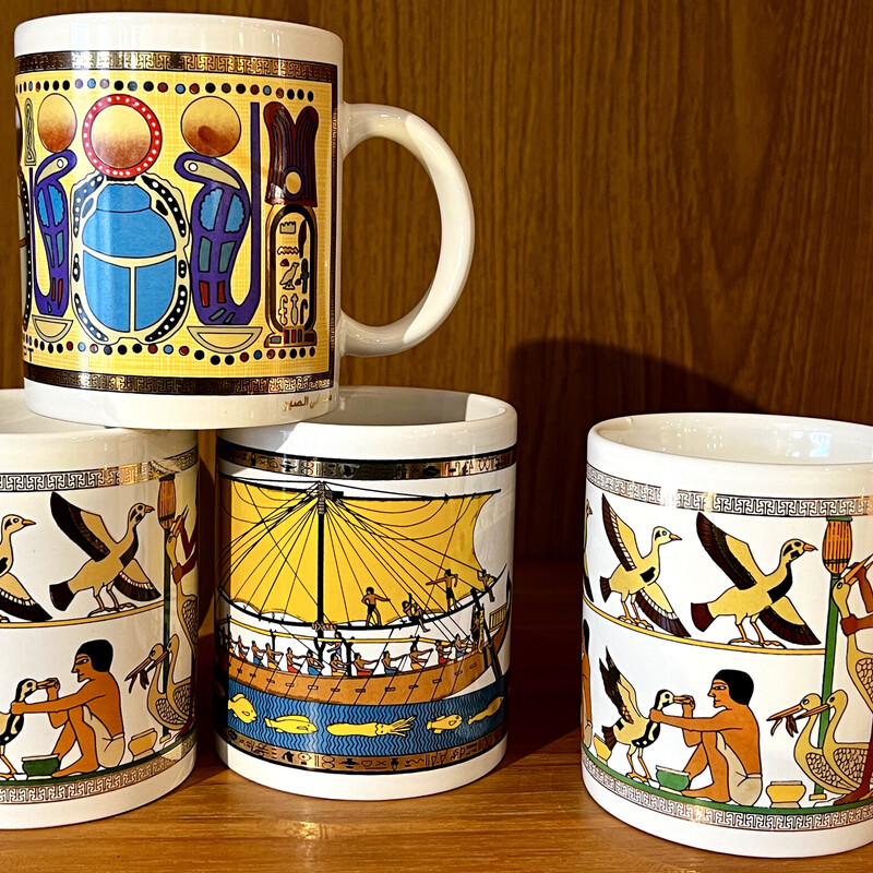 Mugs Vintage Egypt
Size: Set Of 4