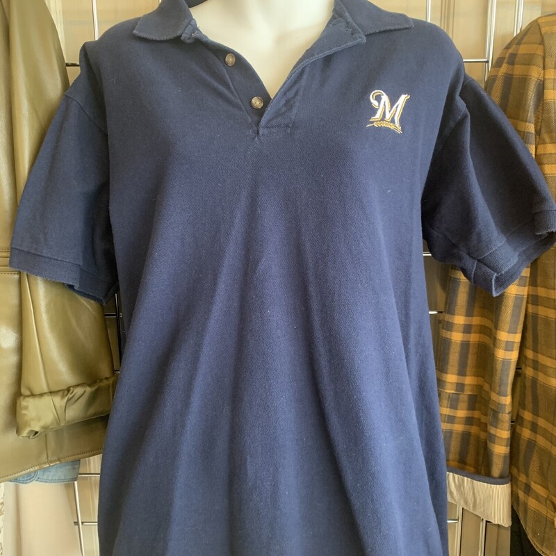 Brewers Polo, Blue, Size: Medium
All Sales Are Final
No Returns

Pick Up In Store Within 7 Days Of Purchase
Or
Have It Shipped

Thanks For Shopping With Us:-)
