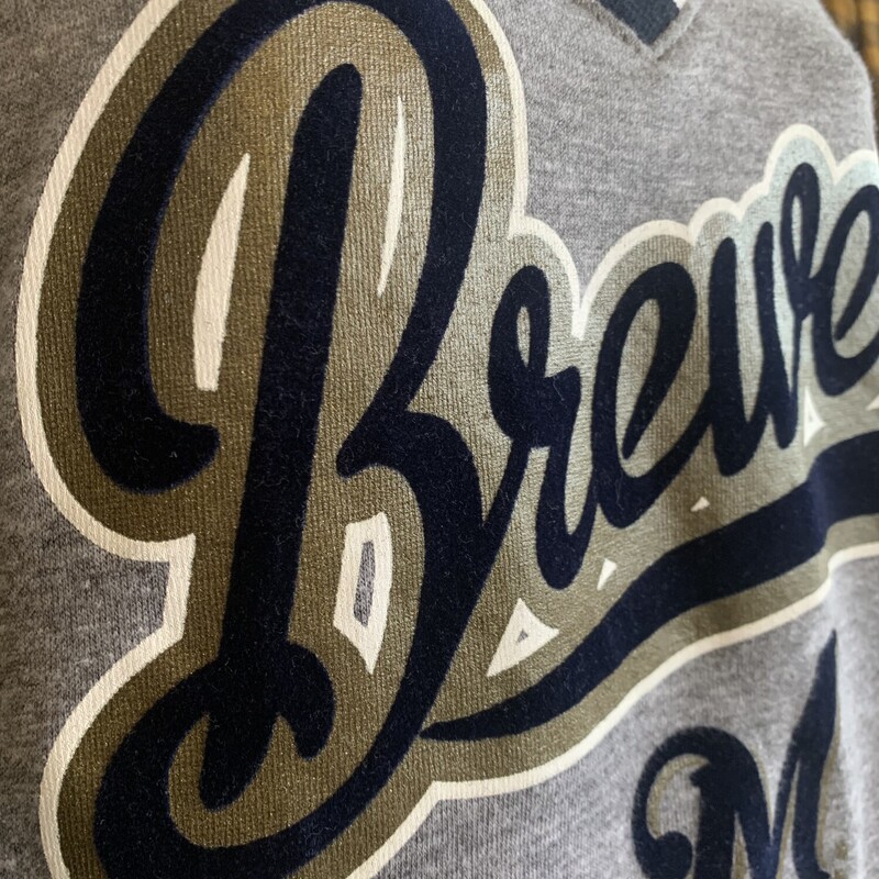 Brewers Vneck, Gray, Size: Medium<br />
All Sales Are Final<br />
No Returns<br />
<br />
Pick Up In Store Within 7 Days Of Purchase<br />
Or<br />
Have It Shipped<br />
<br />
Thanks For Shopping With Us:-)