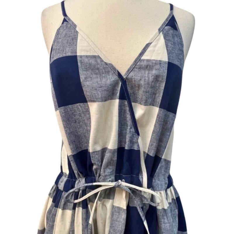 New Christy Dawn Dress
The Lincoln
Navy and Oatmeal Plaid
Drawstring Waist
Size: Large