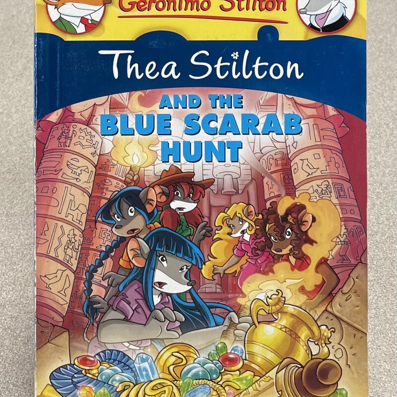 Thea Stilton And The Blue Scarab Hunt, Multi, Size: Paperback
