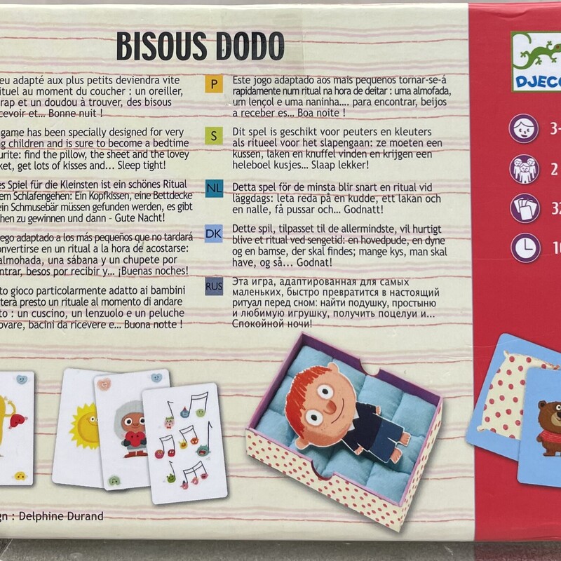 Bisous Dodo Game, Multi, Size: 3-6Y
Complete