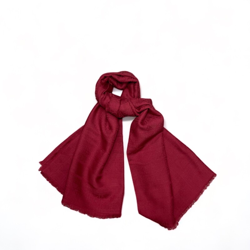 Dior Red Cannage Scarf
