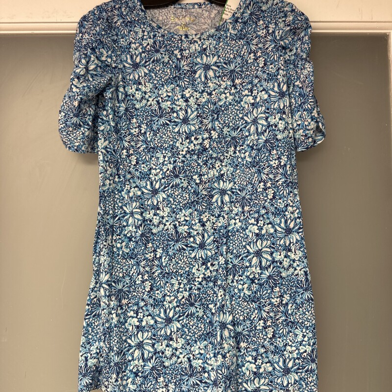 Lilly Dress, Blu Wht, Size: 6/7