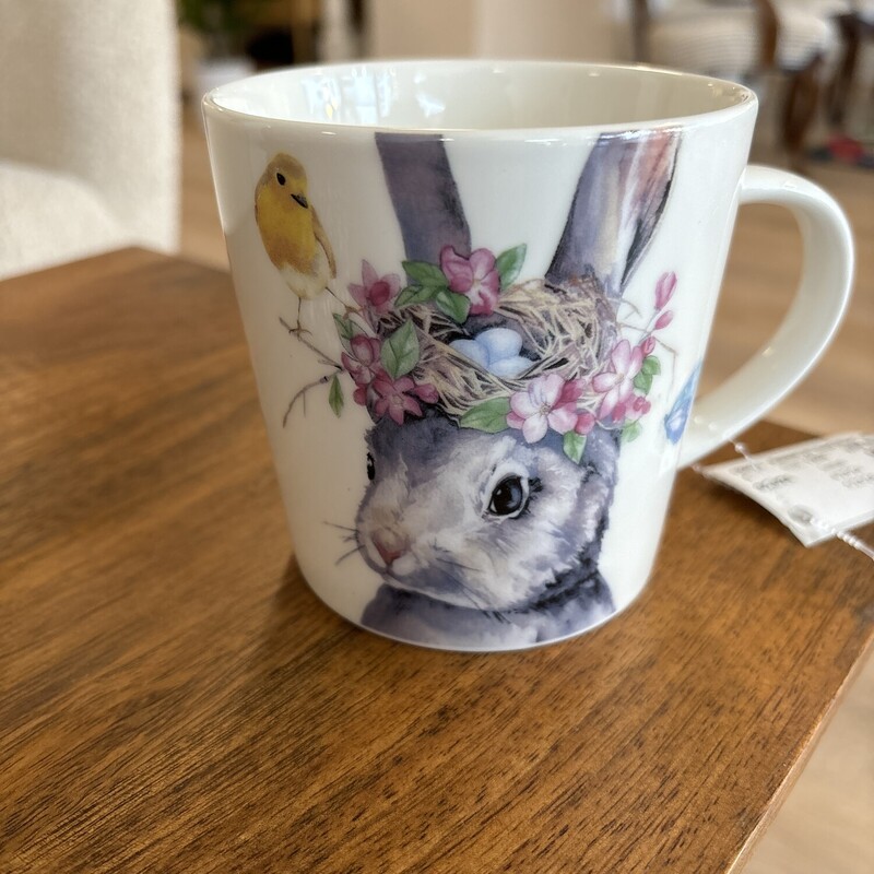 Rabbit With Nest Mug
White & Multi
Size: 12oz
