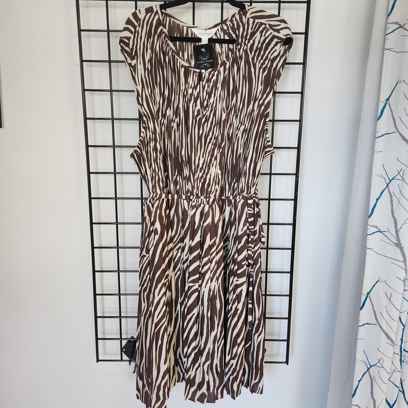 Addition Elle Dress, Safari, Size: 28