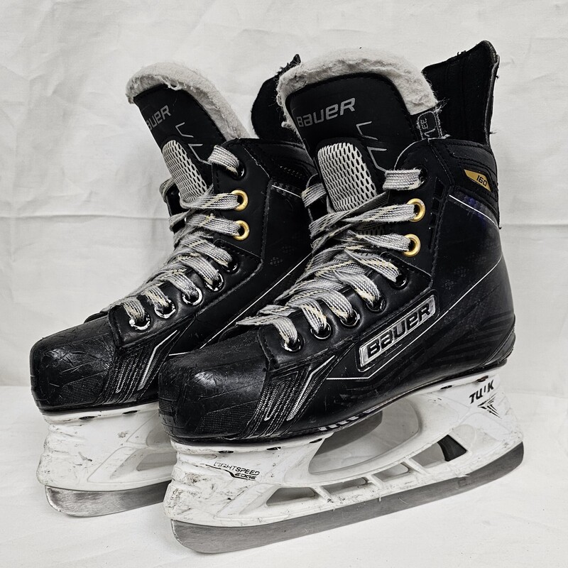 Pre-owned Bauer Supreme 160 Junior Hockey Skates, Size: 1 EE (double wide)