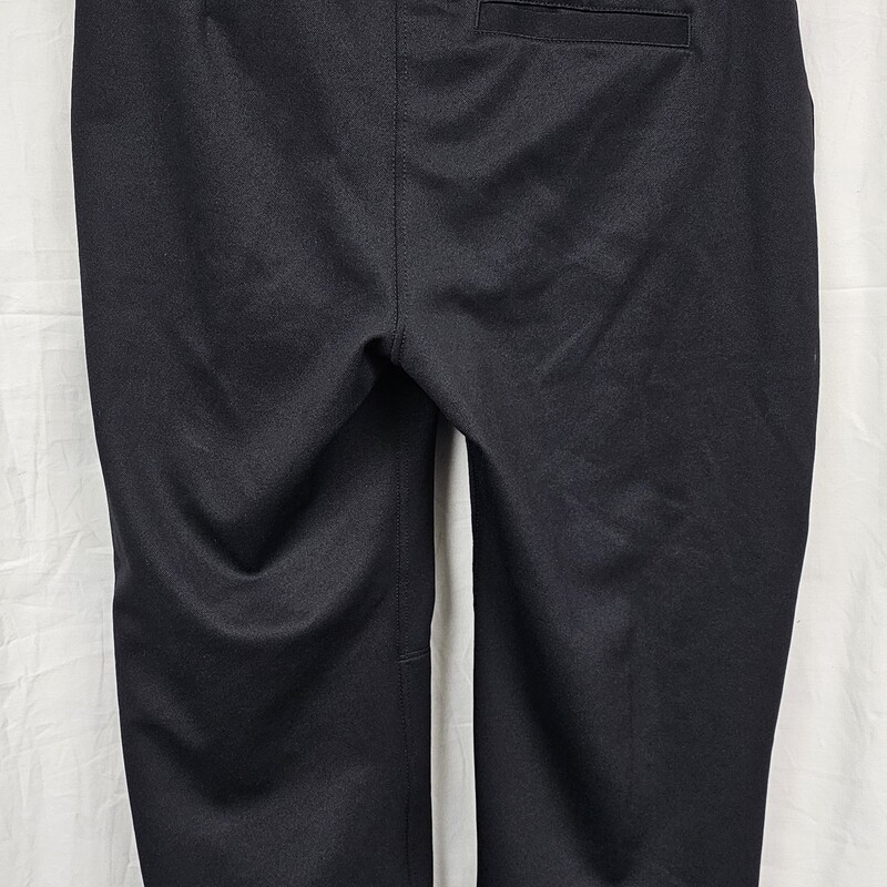 New Mizuno Stretch Belted Softball Pant, Black, Size: M, MSRP $49.99