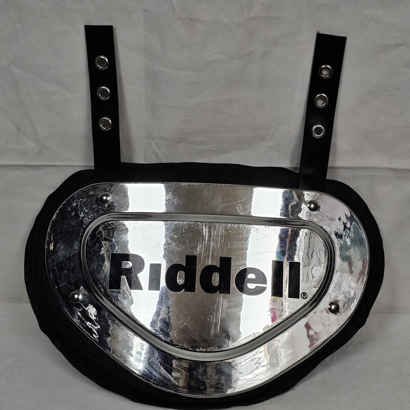 Pre-owned Riddell Premium Football Back Plate, Size: Adult